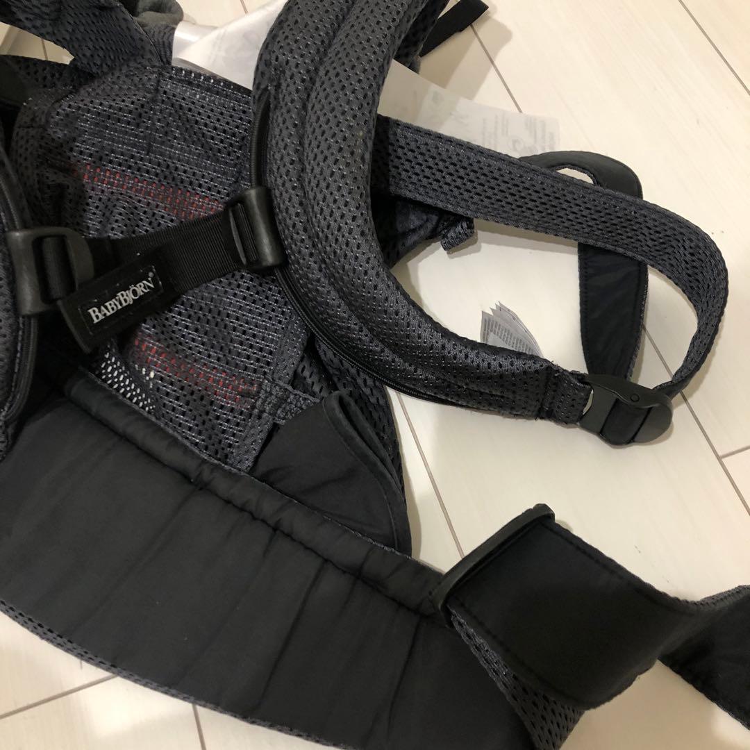 美品 BABYBJÖRN ハーモニー抱っこ紐 ベビービョルン アンスラサイト