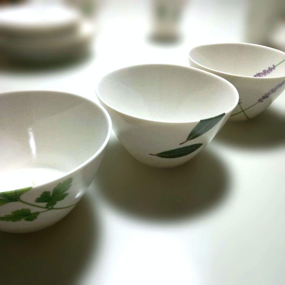 LA AMYS　ラ・エミーズ　ハーブデザイン食器セット 12点　 新品未使用