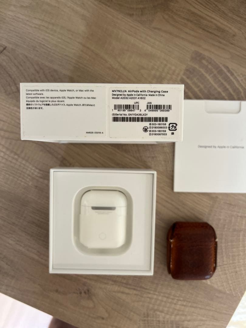 美品 送料込 AirPods Apple イヤホン Bluetooth 正規品