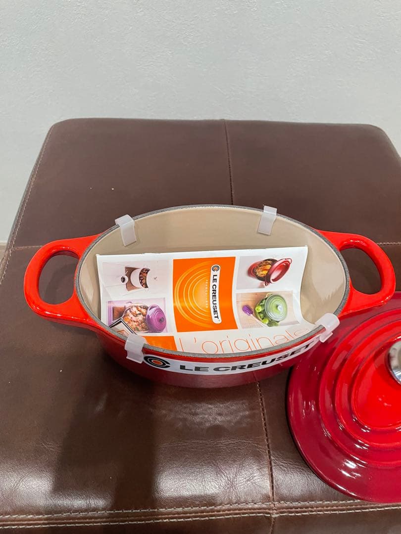 LE CREUSET 赤 両手鍋 17cm