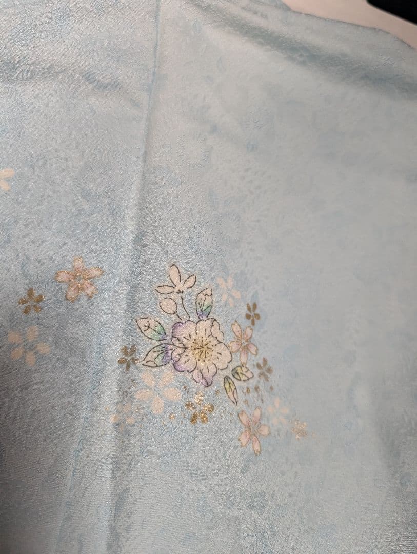 （新品未着用）辻が花付下げ訪問着＆辻が花柄長襦袢セット　翠山工房　やまと