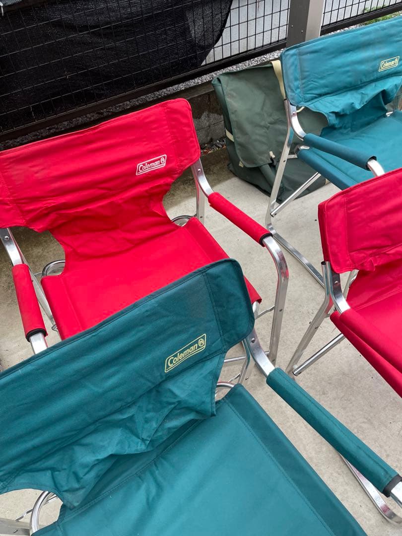 最終値下げ済！引取り限定！Coleman コールマン　キャンピングチェアセット