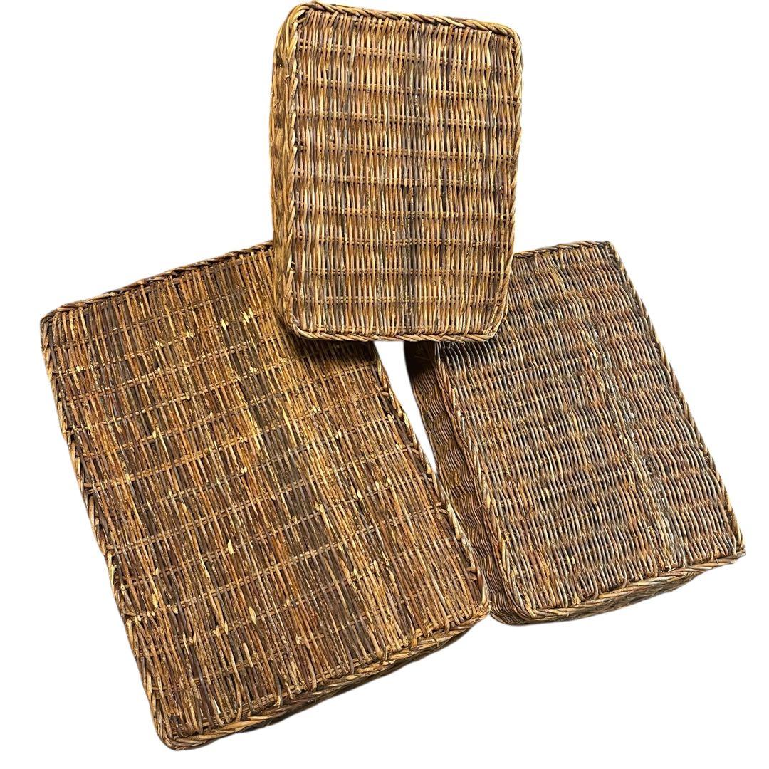 あけび篭の大中小　3個組