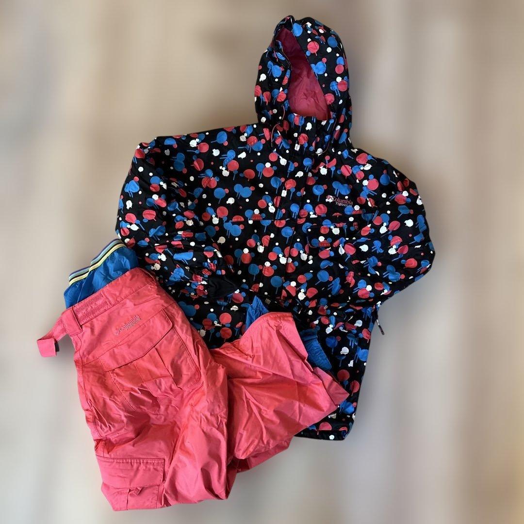 Columbia スノーボード・スキーウェア上下セット (上M、下L)