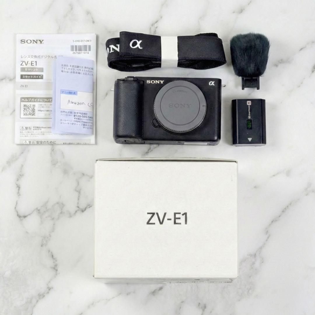SONY ZV-E1 本体 純正バッテリー付