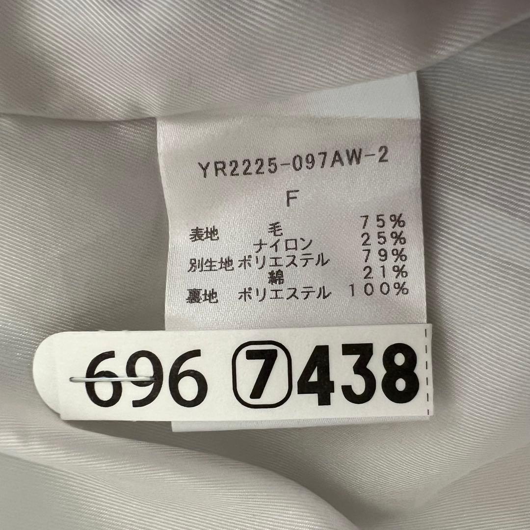 yori ウールノーカラーコート