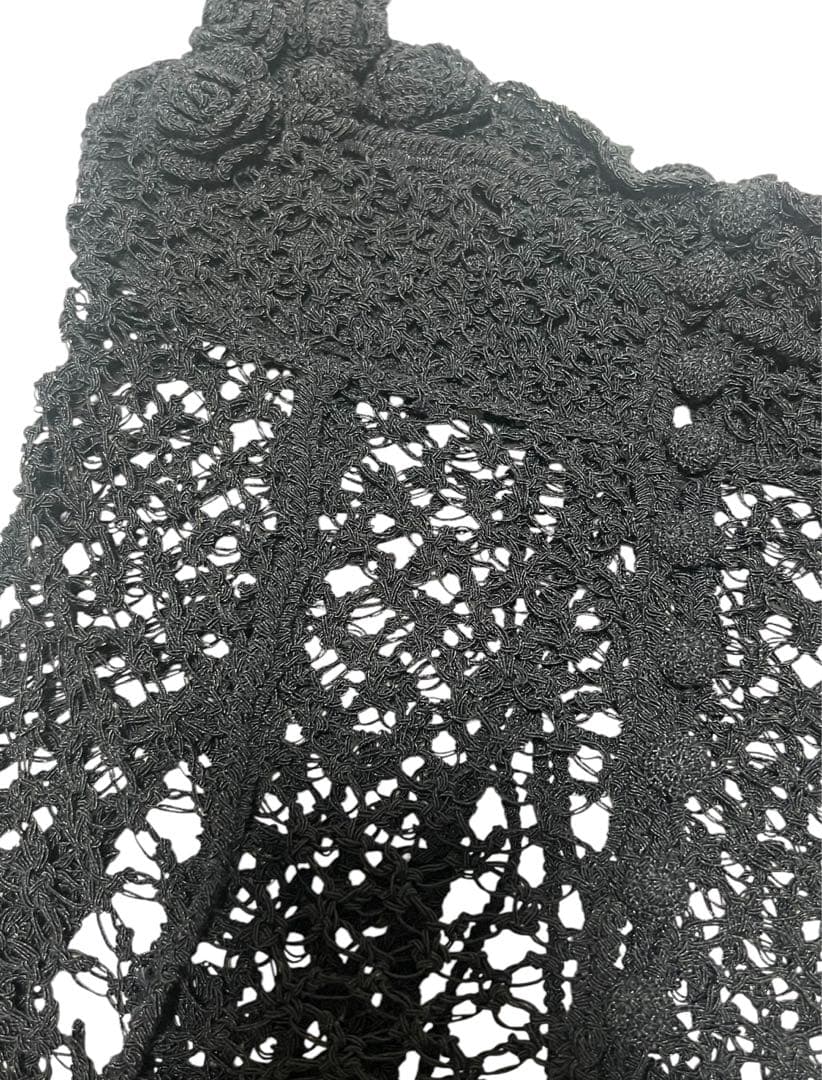 FETICO ブラック レース タンクトップ FTC252-0713