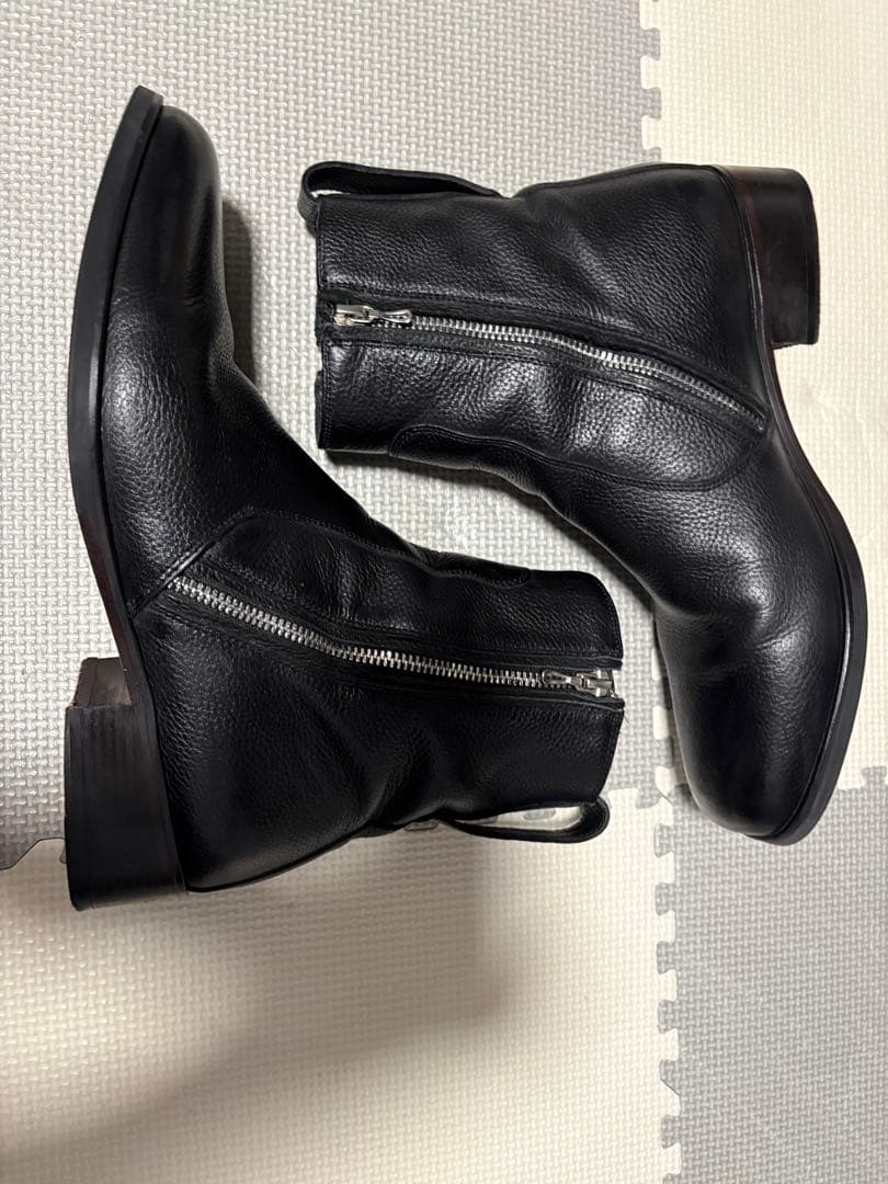 Llife SLIGHT SQUARE ZIP BOOTS　42