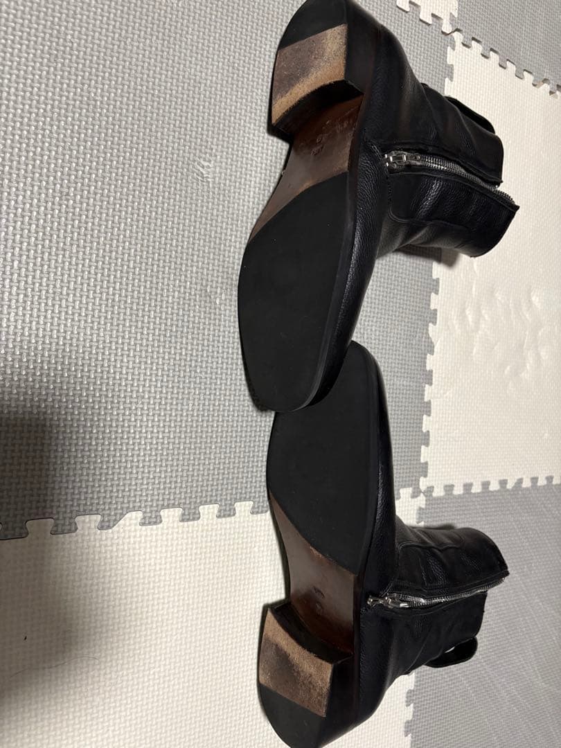 Llife SLIGHT SQUARE ZIP BOOTS　42