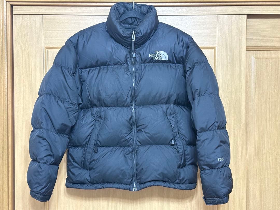 希少 THENORTHFACEノースフェイス ヌプシダウン センターロゴ