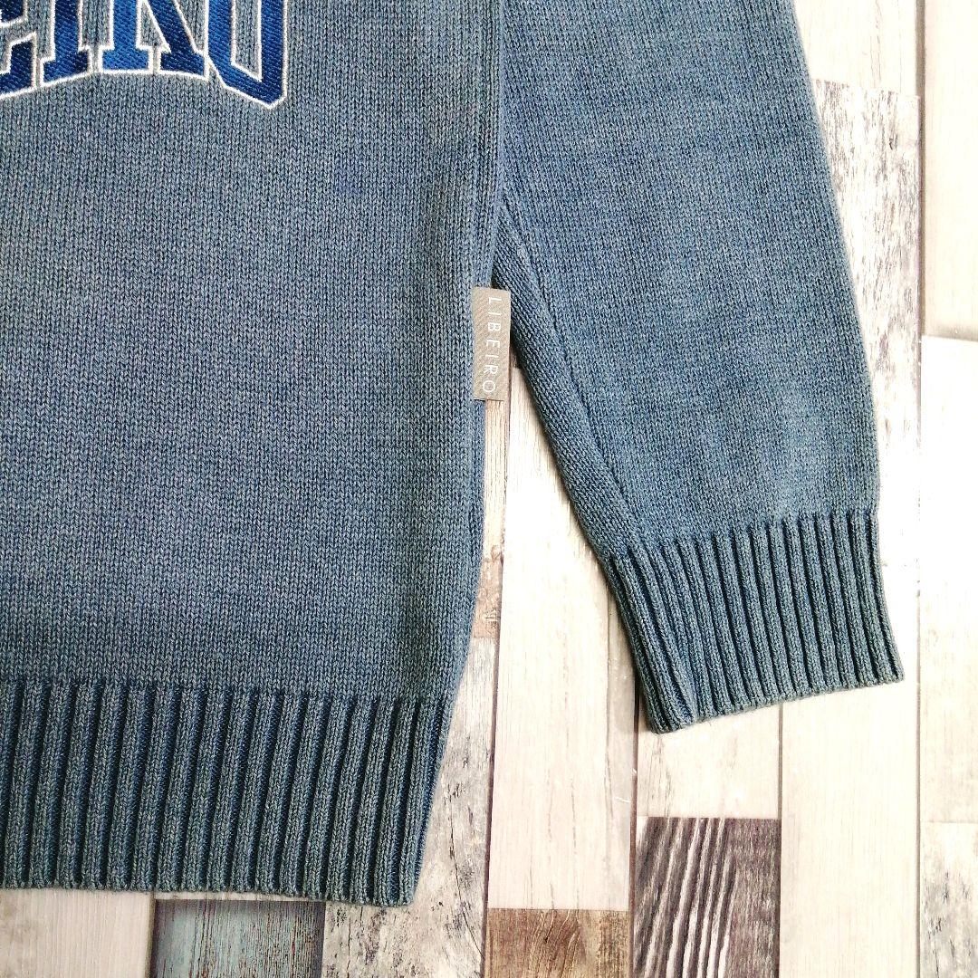 LIBEIRO　リベイロ　ニット　セーター　刺繍ロゴ