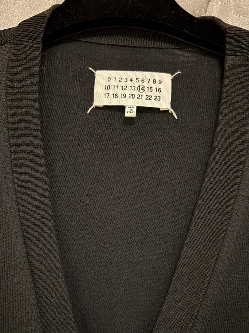 【マルジェラ】人気ブラックカーディガンM