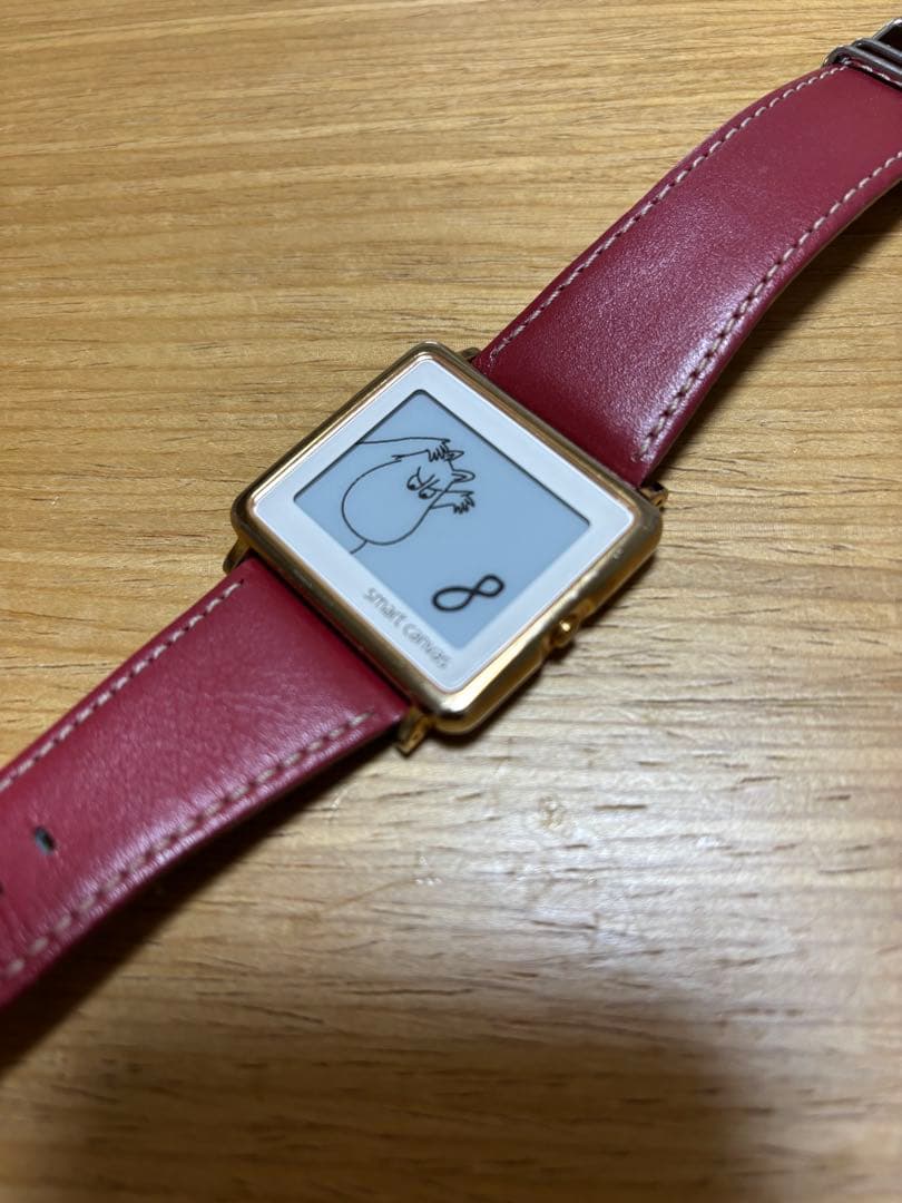 【廃盤スマートキャンバス】ムーミン 赤い時計 貴重