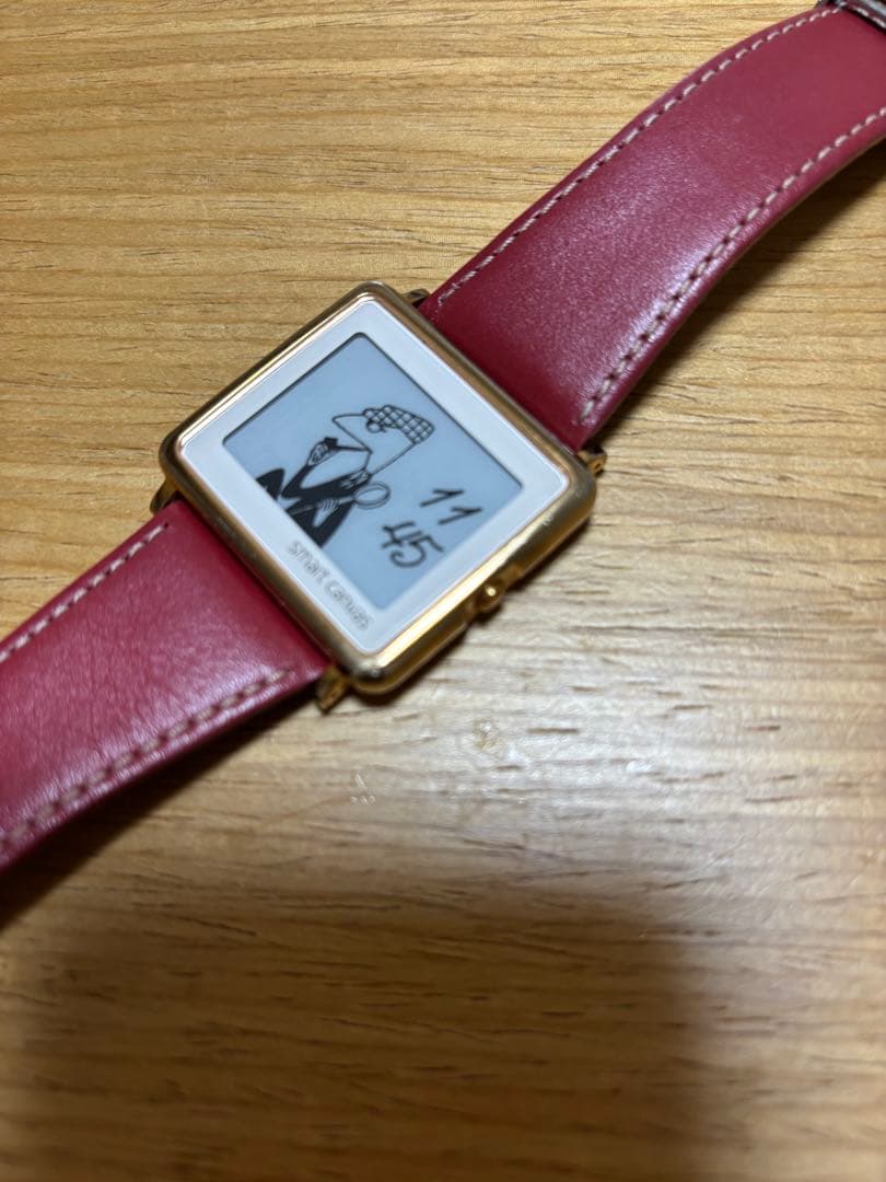 【廃盤スマートキャンバス】ムーミン 赤い時計 貴重