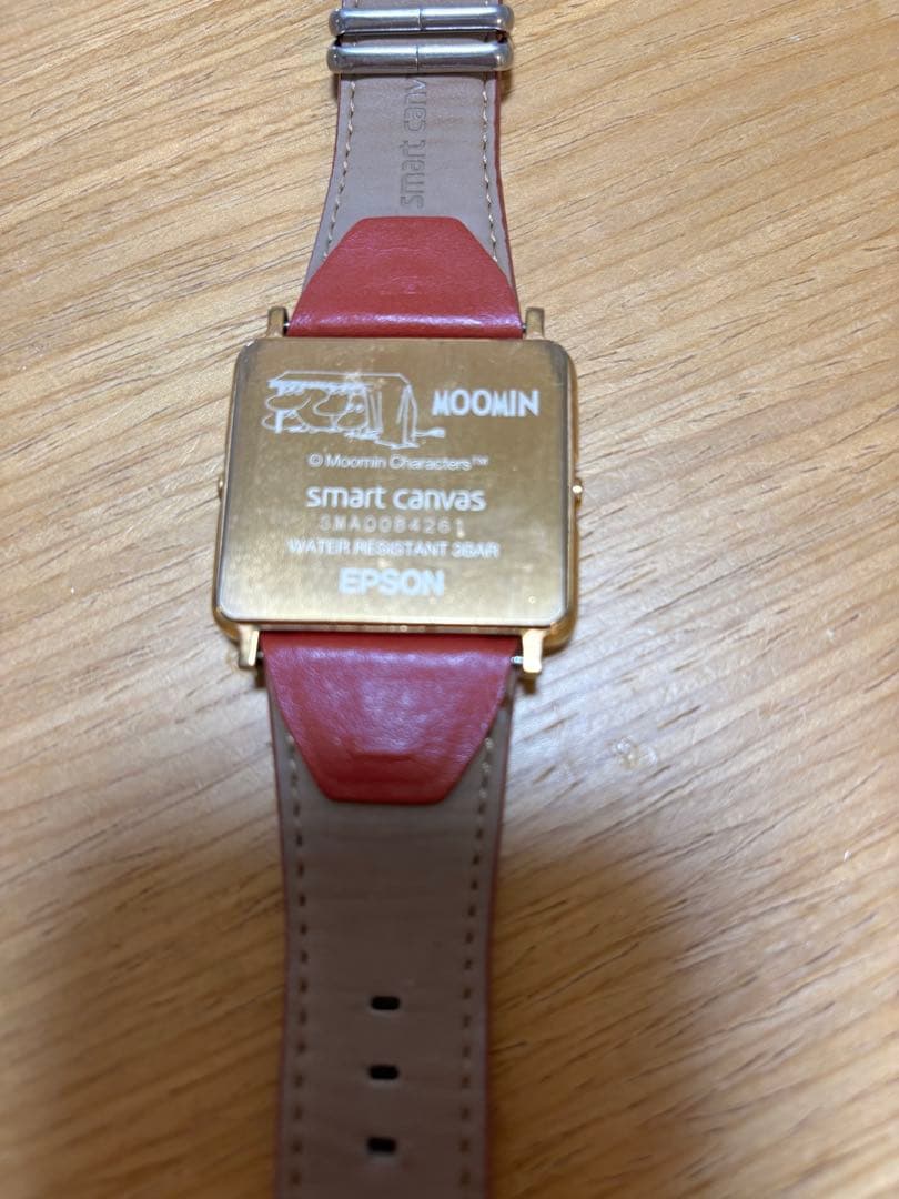 【廃盤スマートキャンバス】ムーミン 赤い時計 貴重