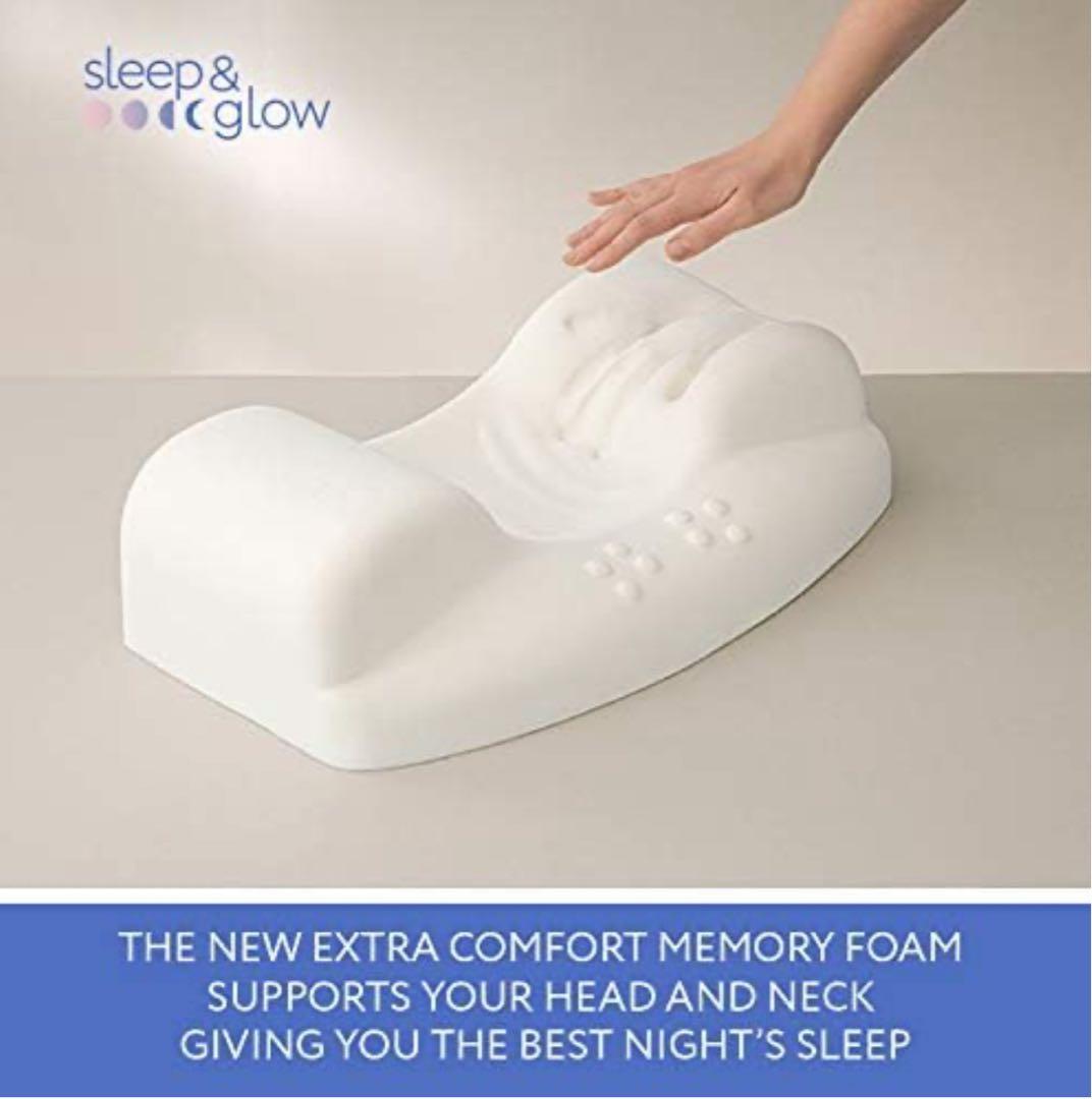 【美品】SLEEP & GLOW アウラ枕 Aula アンチエイジング枕 仰向寝
