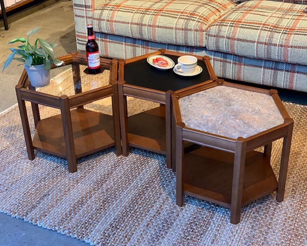 アクメファニチャー　ヘキサゴンテーブル