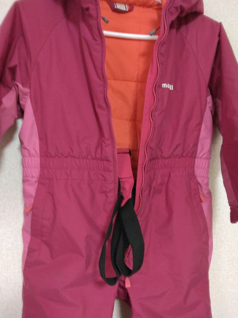 [良品]　パウダーカバーオール　120 モンベル　ジャンプスーツ