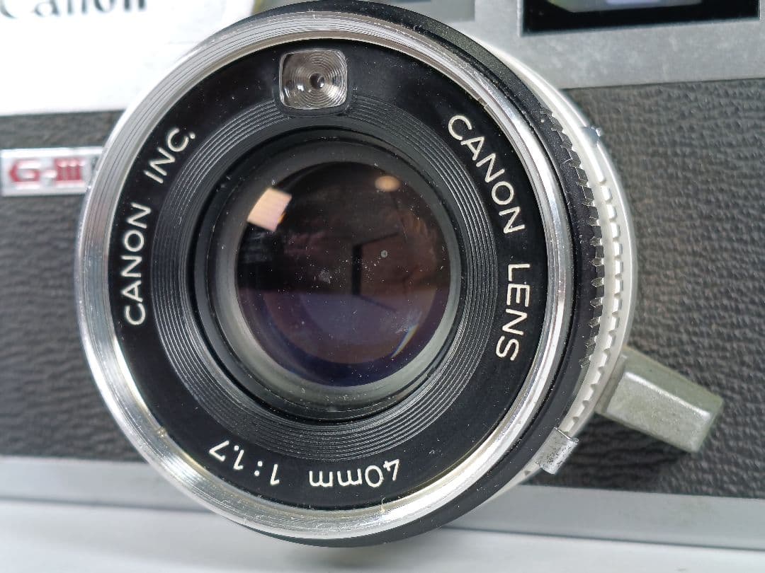 稼働品 Canon Canonet QL17 GIII 動作確認済
