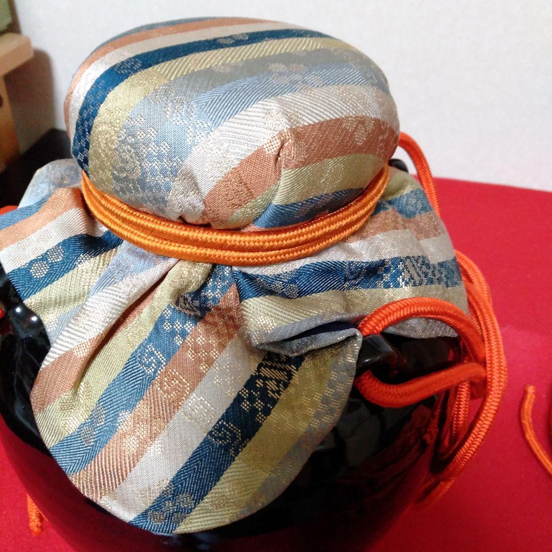 洛東桶谷定一作　天目釉茶壺、飾壺