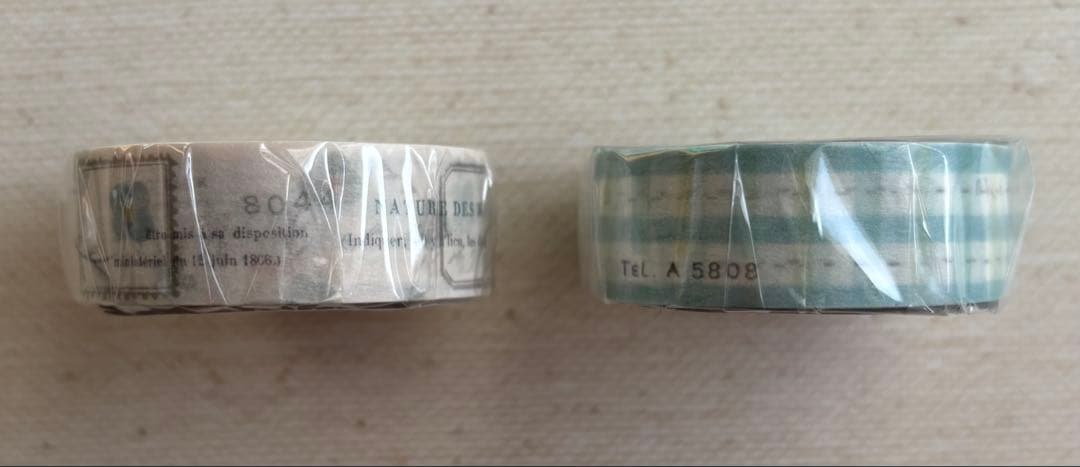 hana　ヨハク　メモ帳限定マステ　箔押しマステ　フレークシールノベルティ