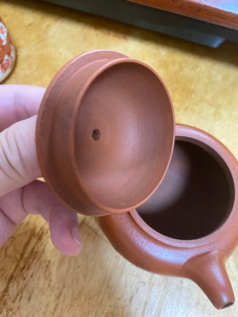 朱泥 急須 唐物 老一厂 茶道 中国 大紅袍