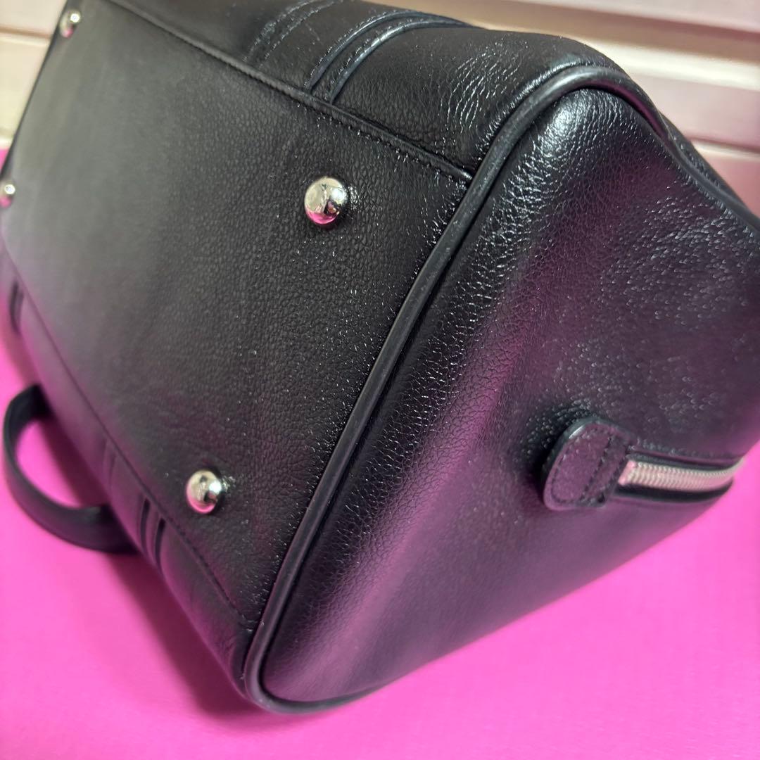 MCM ミニボストンバッグ　ブラック