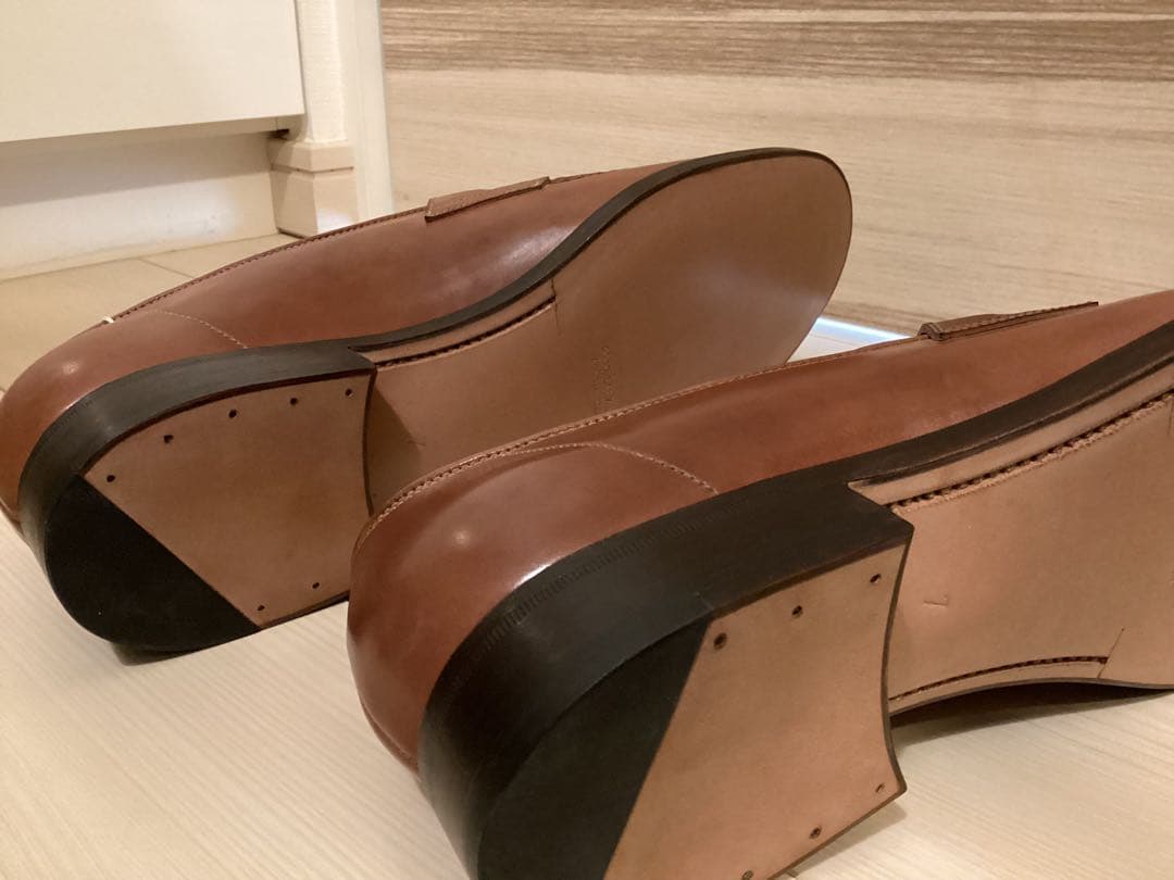 希少新品未使用品　神匠コードバンローファー　サイズ7