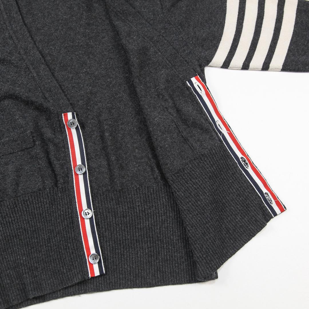 美品 THOM BROWNE クラシック カシミヤ 4BAR カーディガン 42