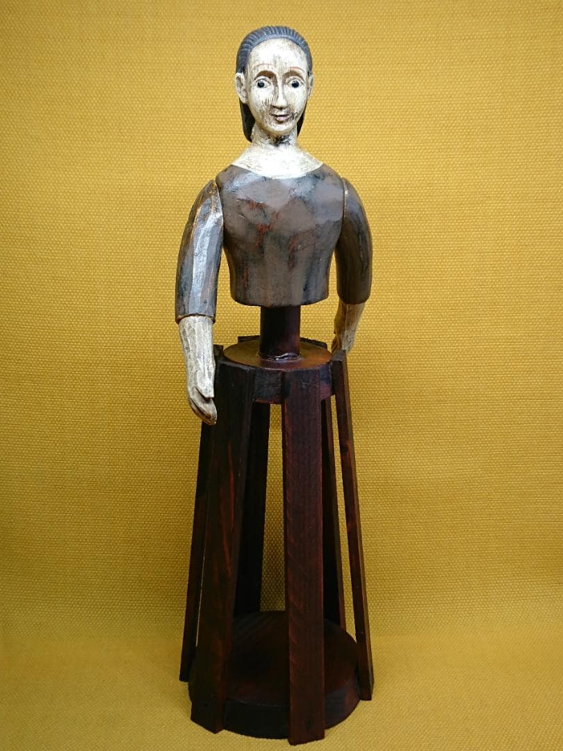 ビンテージ　人形　マネキン　彫像　置物　インテリア　工芸品　美術品　A2757