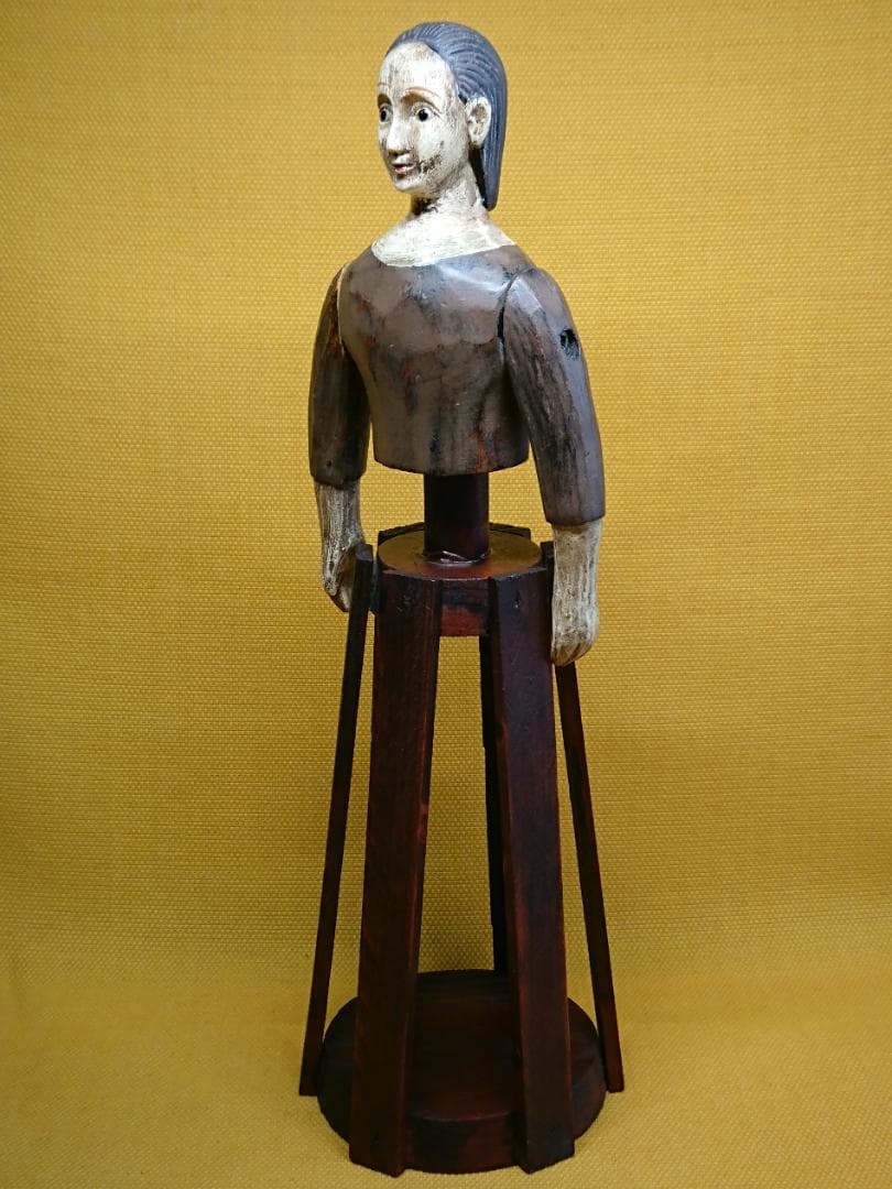 ビンテージ　人形　マネキン　彫像　置物　インテリア　工芸品　美術品　A2757