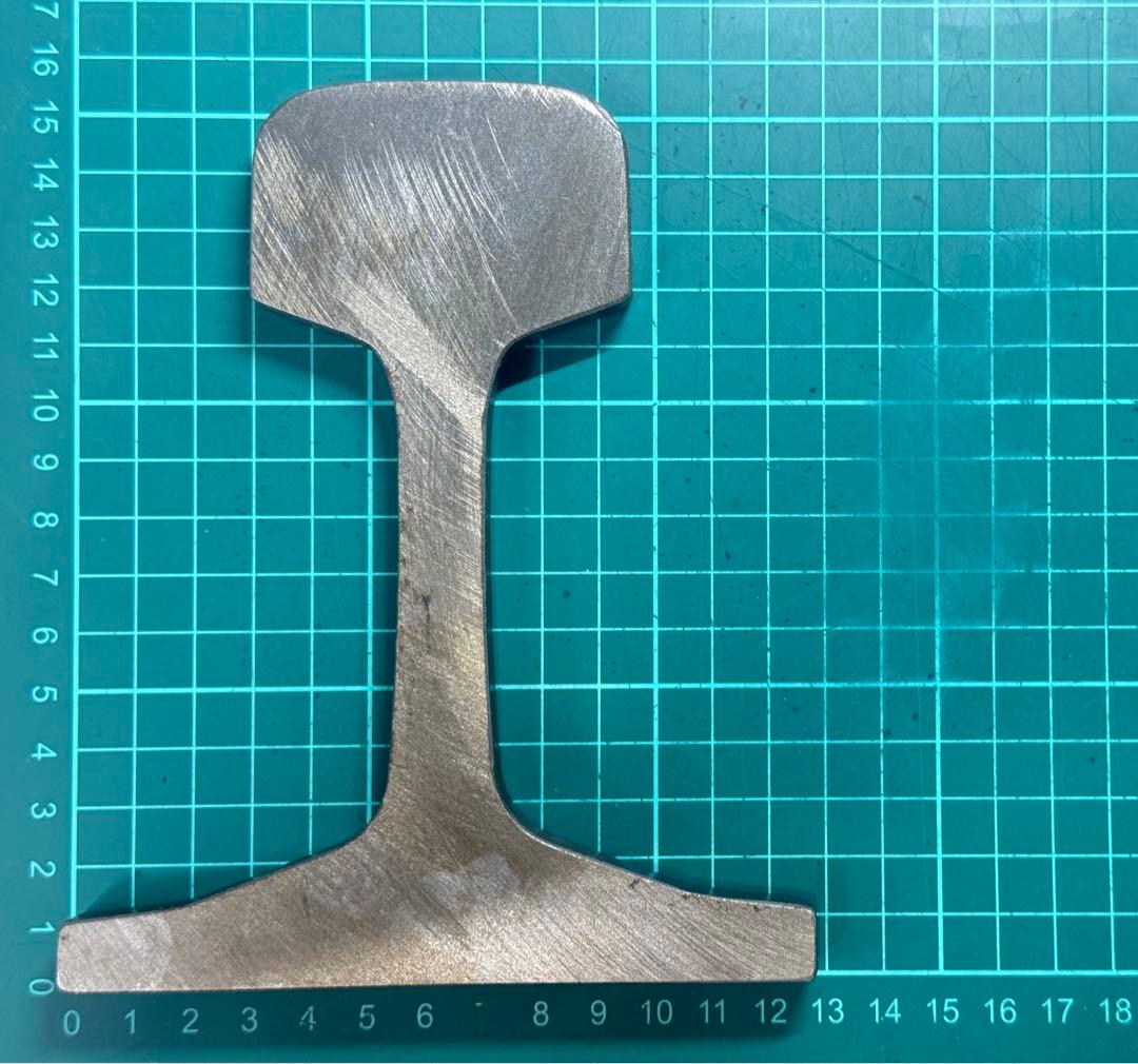 三木鉄道 廃線レール 金属製