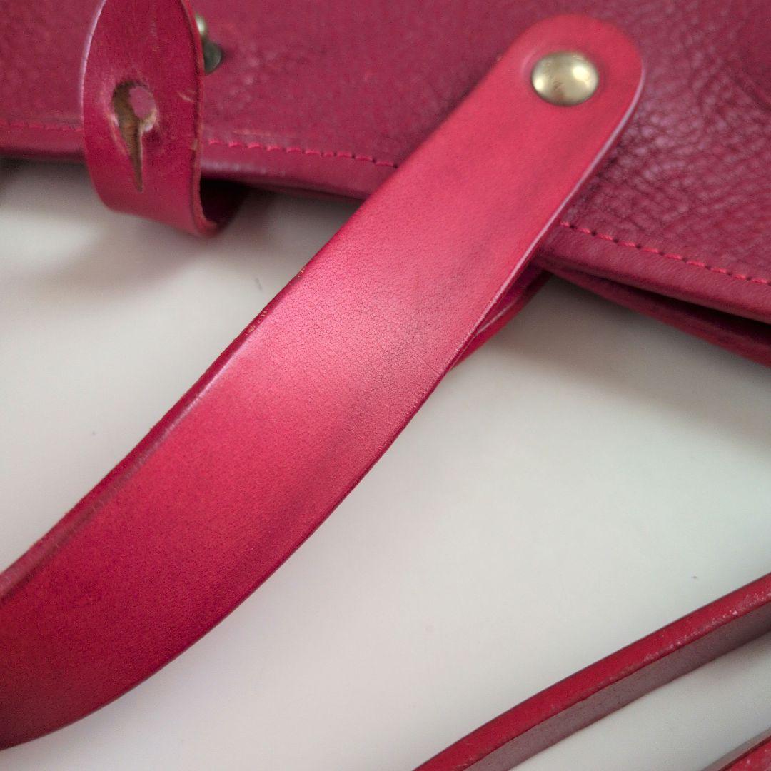 【美品】 CI-VA (チーバ) 舟型2wayバッグ 牛ヌメ革