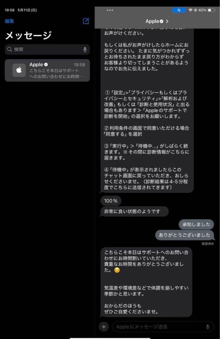 iPad mini 6 Wi‑Fiモデル 64GB 最大容量100% パープル