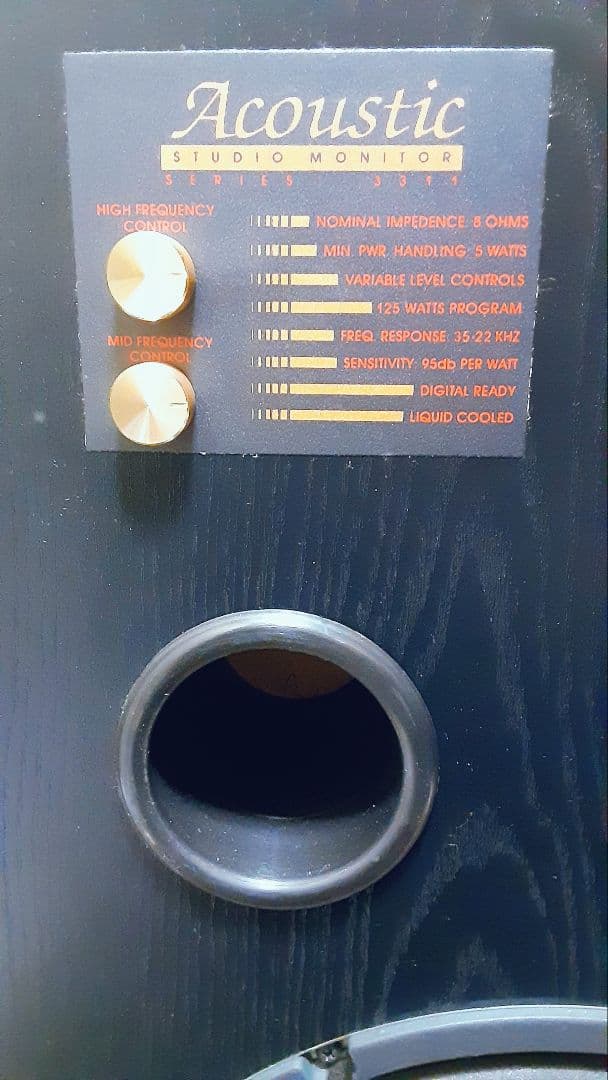 USA製　ACOUSTIC AUDIO STUDIO MONITOR