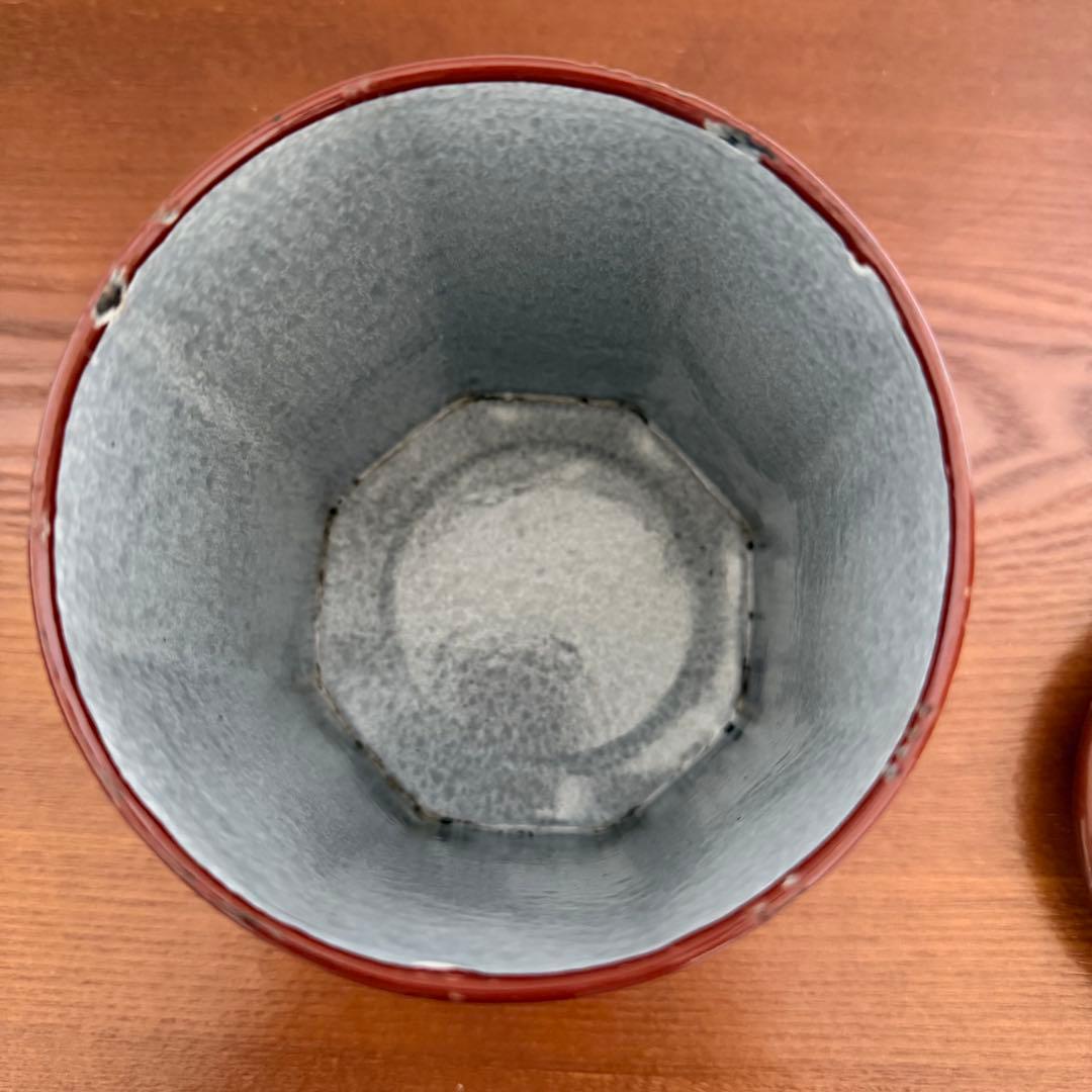 フランスアンティーク　ホーローのキャスター6個セット