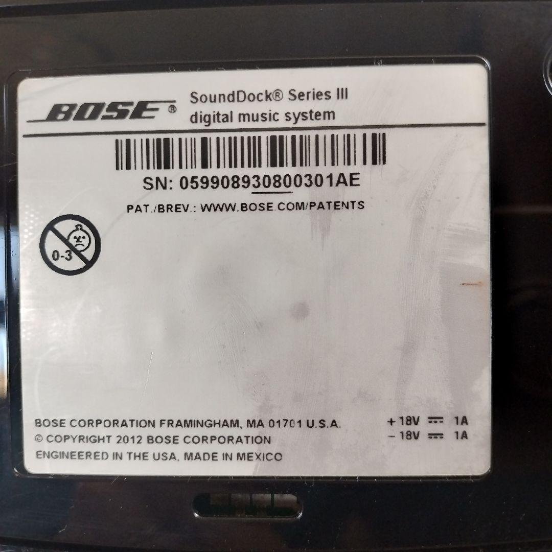 美品✨BOSE SoundDock Series Ⅲ ボーズ サウンドドック