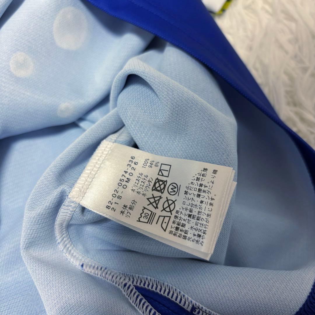 最新作 ビームスゴルフ ポロシャツ ブルー 襟付き ゴルフウェア ストレッチ