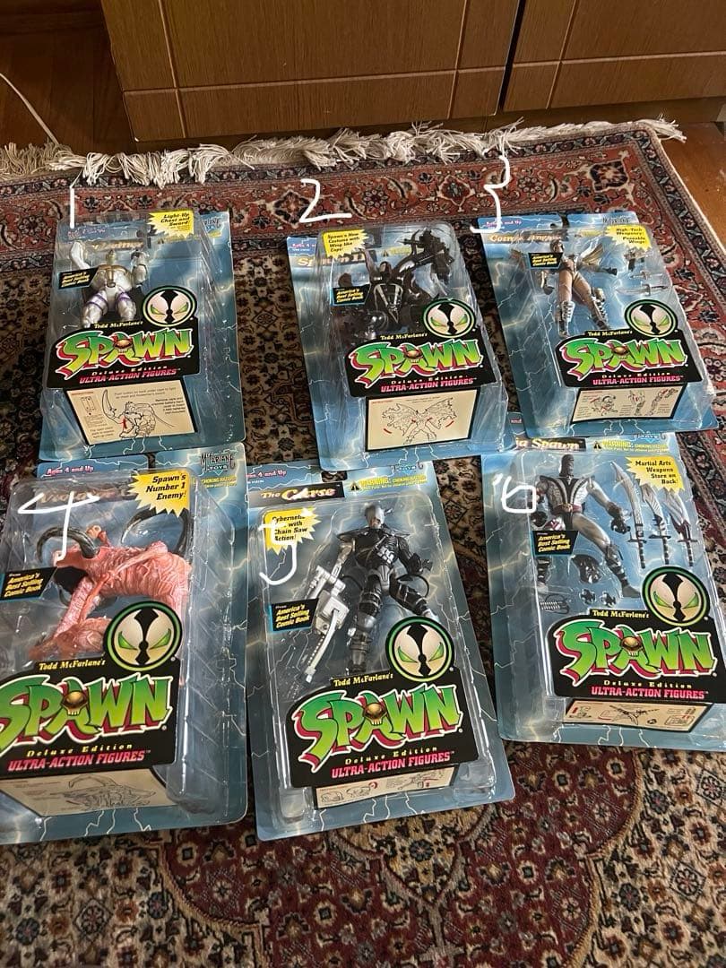 Spawnウルトラアクションフィギュアシリーズ3フィギュア 6体セット