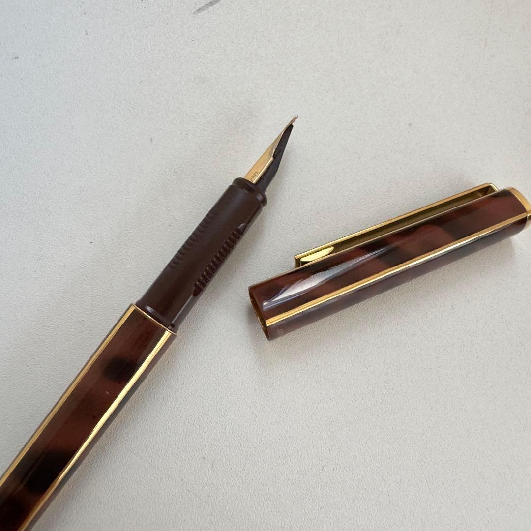 廃番 PILOT パイロット QUATRO クアトロ 万年筆 14K マーブル