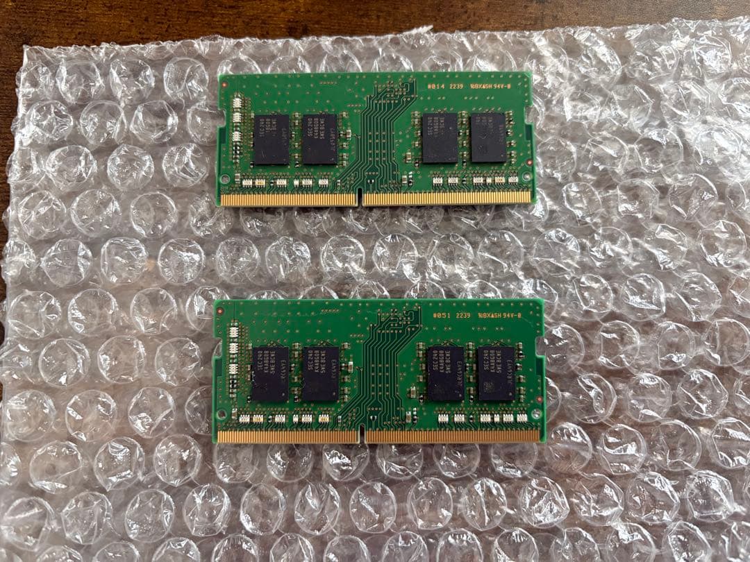 【動作確認済み】PC4-3200 16GB(8GB×2) SAMSUNG