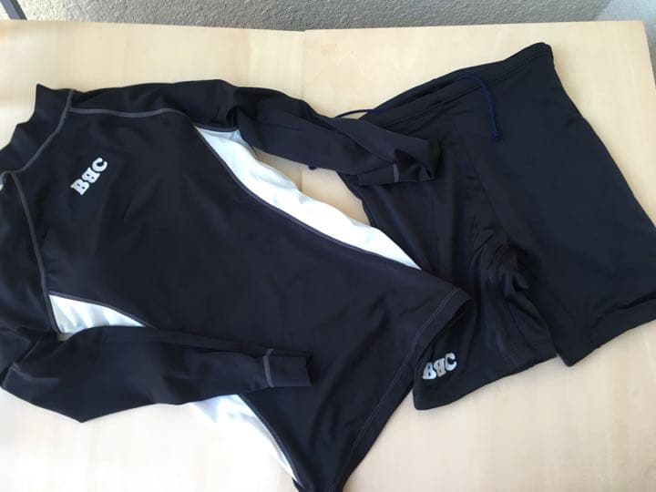 ダイビングスーツ&アンダーセット&メッシュバッグ&ポーチショルダーセット