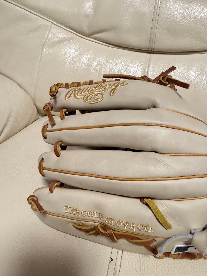 ローリングス 軟式オーダー内野手用グローブ　ゴールドラベル 型付け済み　OS