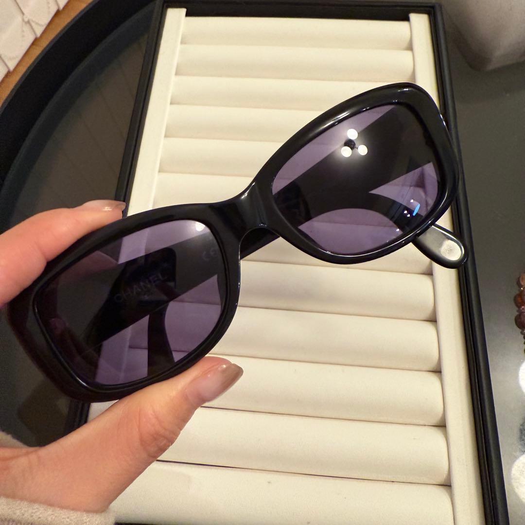 【CHANEL シャネル】サングラス ブラック ココマーク
