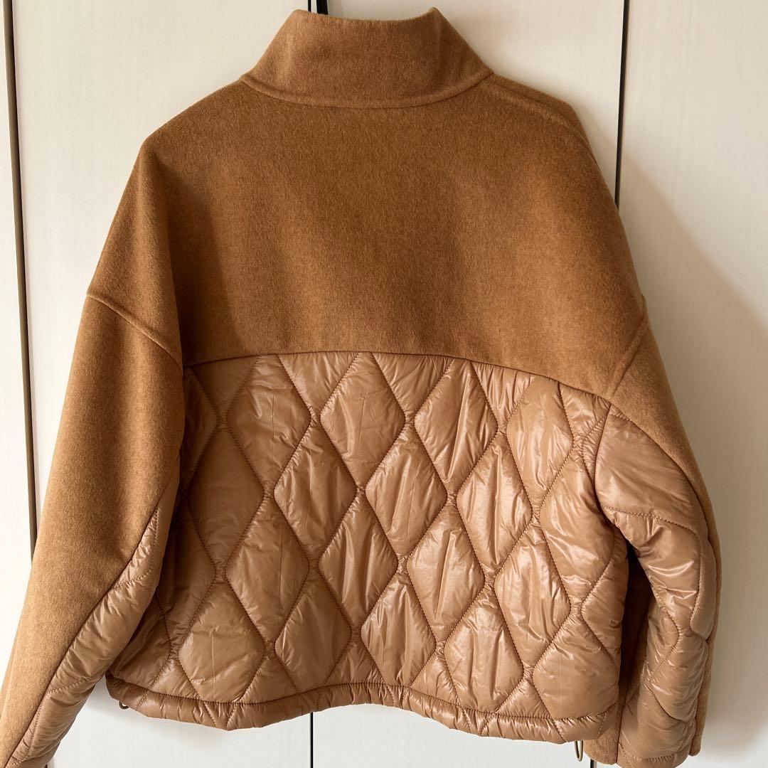 キャメルカラー ショート丈ジャケット