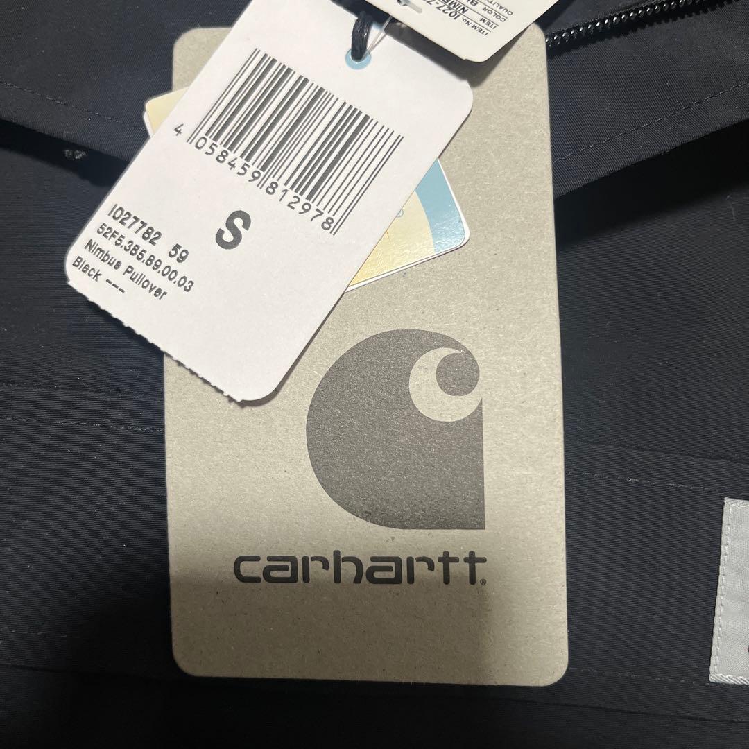 【新品】　Carhartt アノラックジャケット　ブラック　Sサイズ　タグ付き