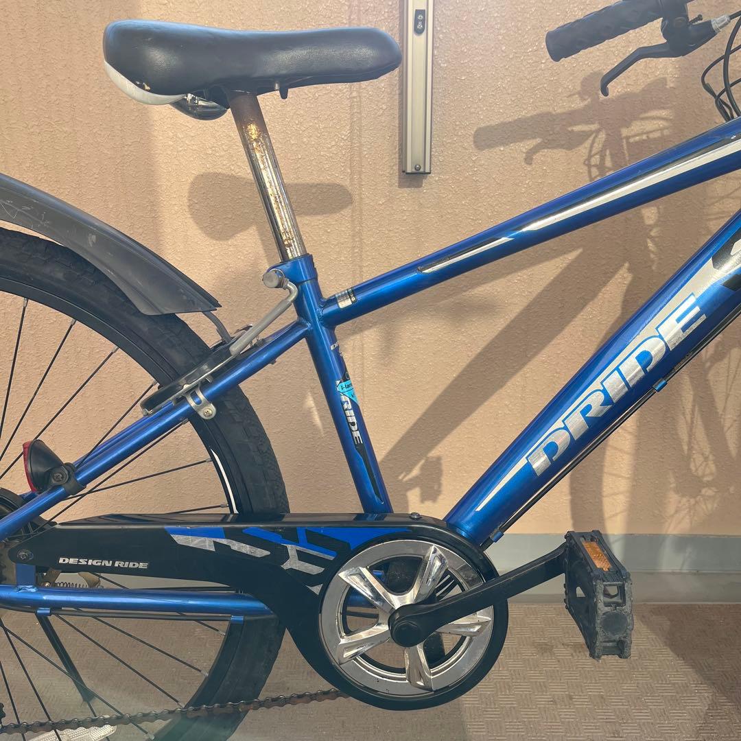 直接取引 熊本市　自転車 ドライドS3 青26 6段変速