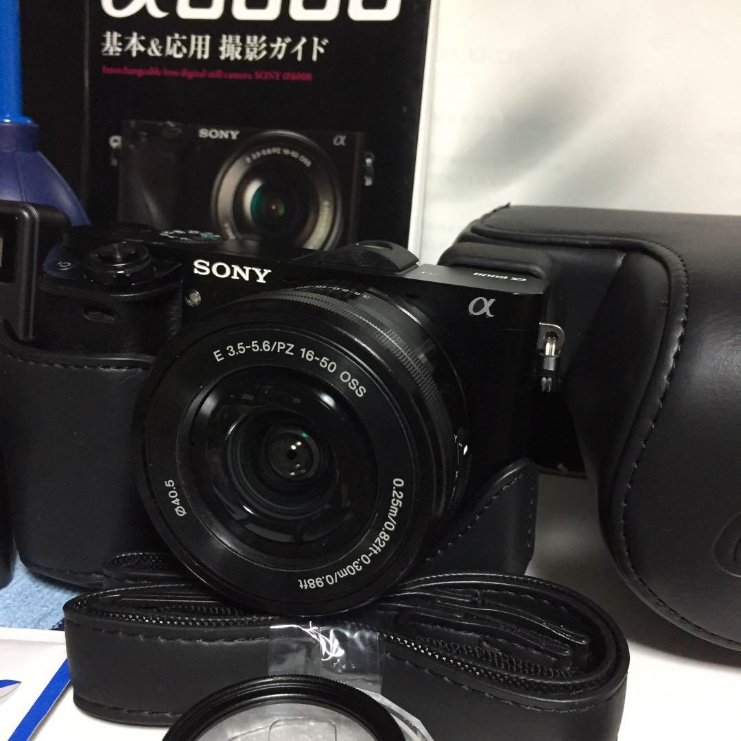 すぐ使える★付属品多数★Wi-Fi★高画質★SONY★α6000★カバー付き