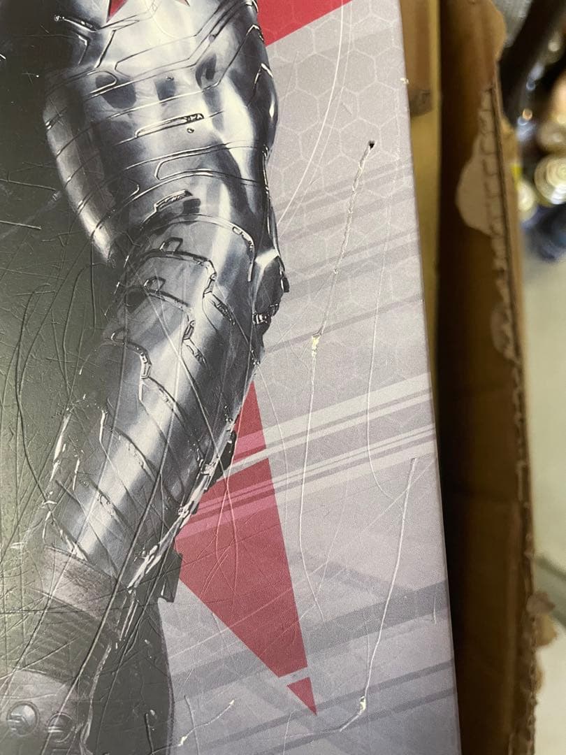 ホットトイズ　キャプテンアメリカ　ウインターソルジャー　開封品　ダメージ有り