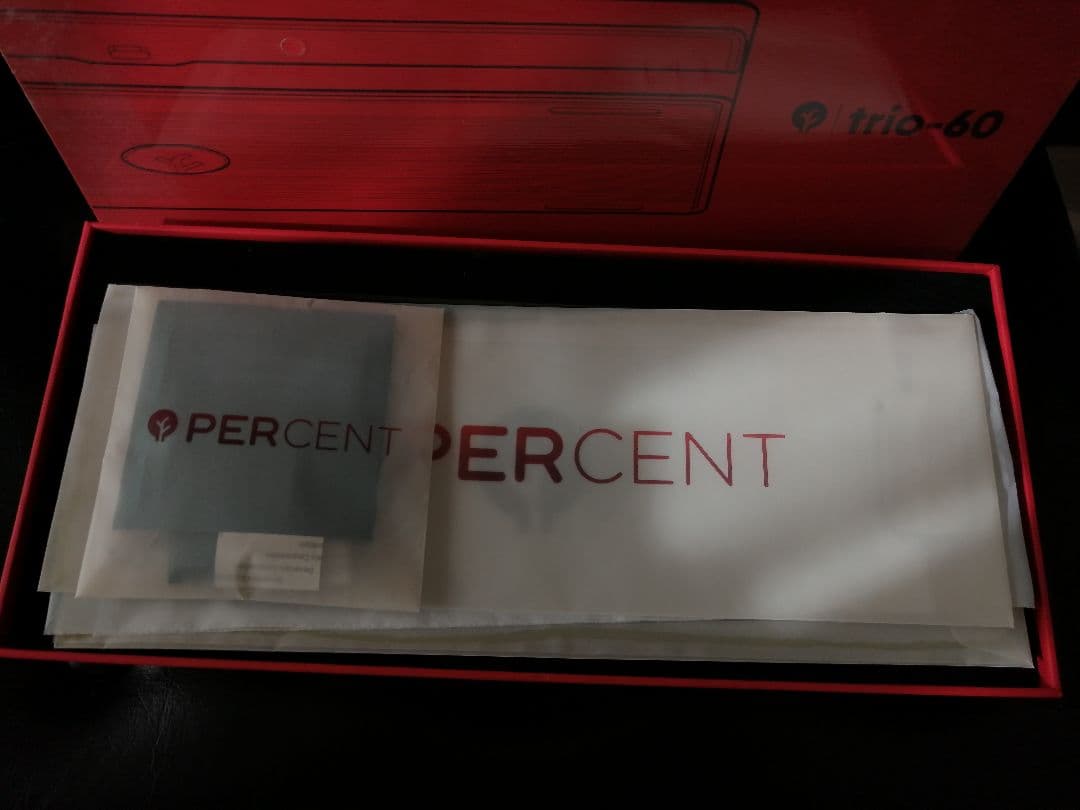 【組立完動品】Percent Studio Trio60 HHKBキーボード